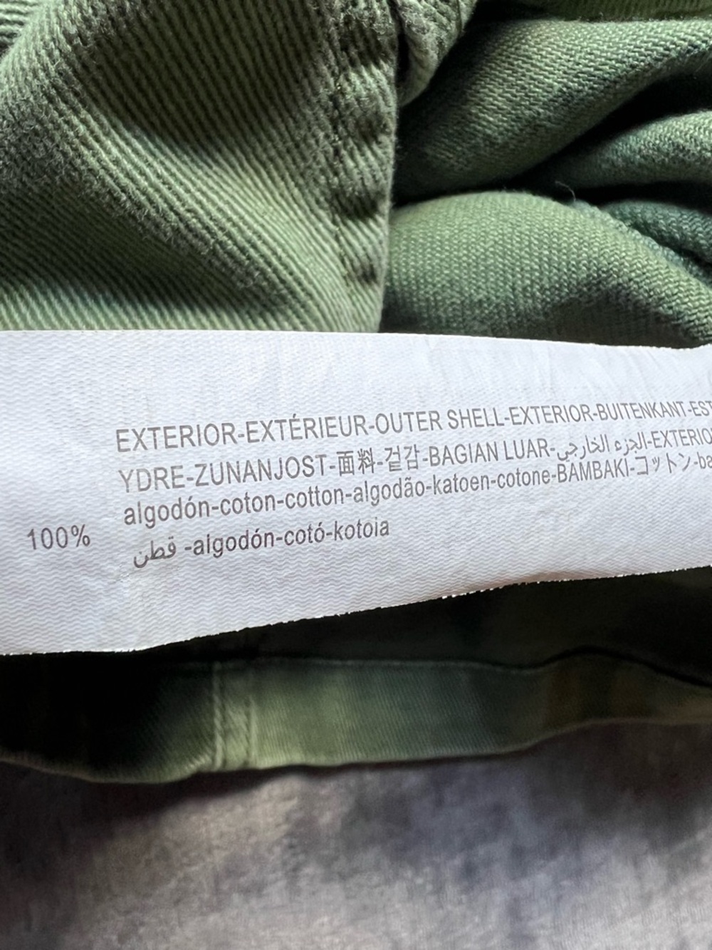 Zara Toddler Girl Utility Jacket Size 5 Olive Green Button Closure Casual Travel - Picture 10 of 15
